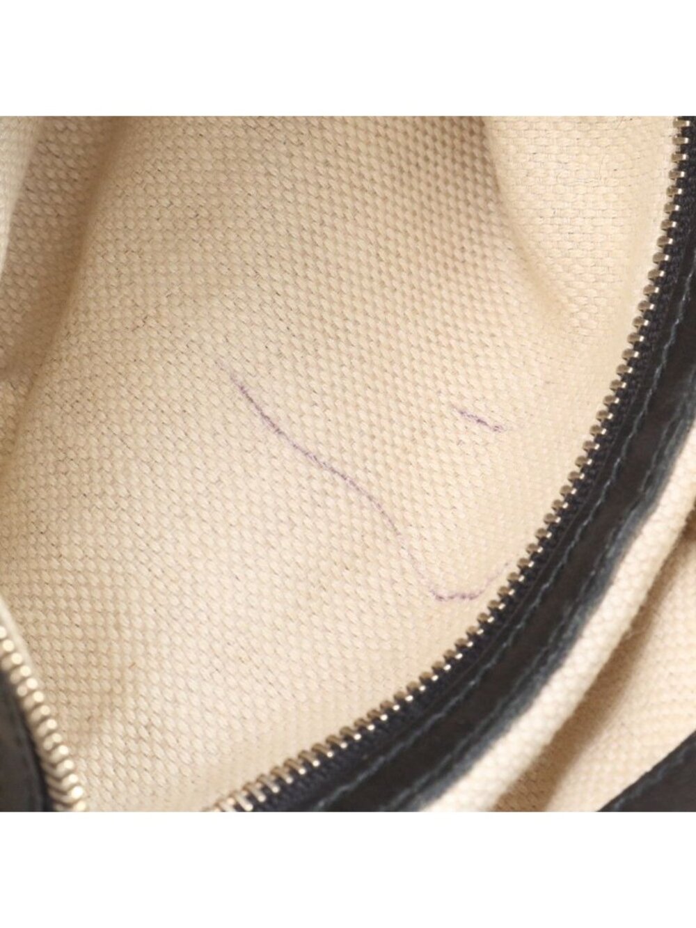 Gucci GG Canvas Leather Tote Shoulder Hand Brown - Picture 10 of 12